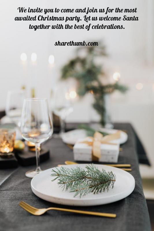 A dinner table in which peace of tree on plate